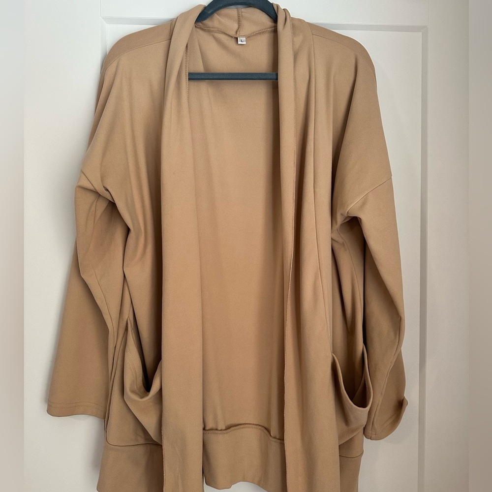 NWOT Elegant Tan Women's Sweater